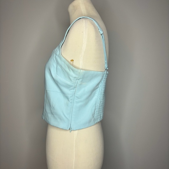 Abercrombie & Fitch - Blue Square Neck Top - Picture 2 of 4